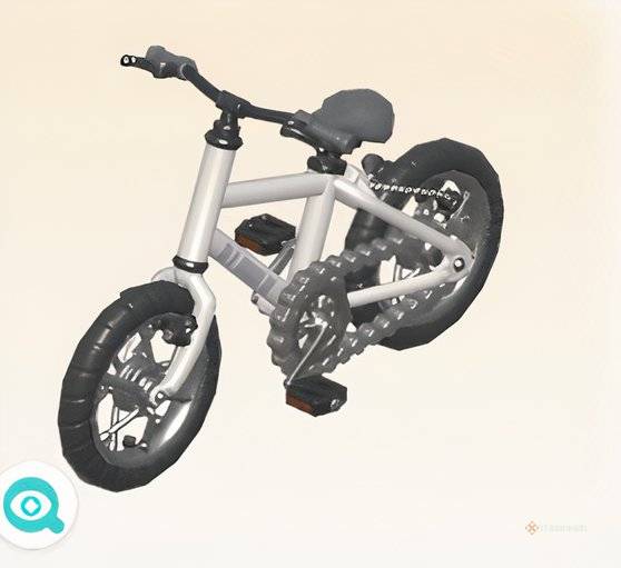 The Simplistic Mountain Bike vehicle in Heartopia.