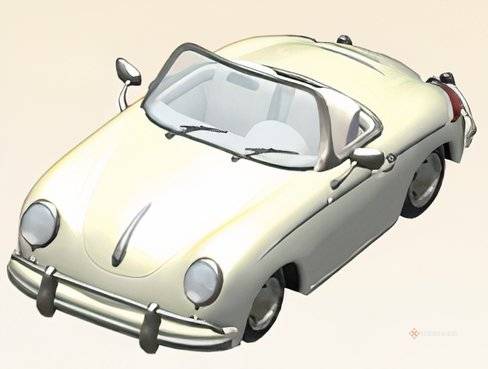 The White Cabrio vehicle in Heartopia.