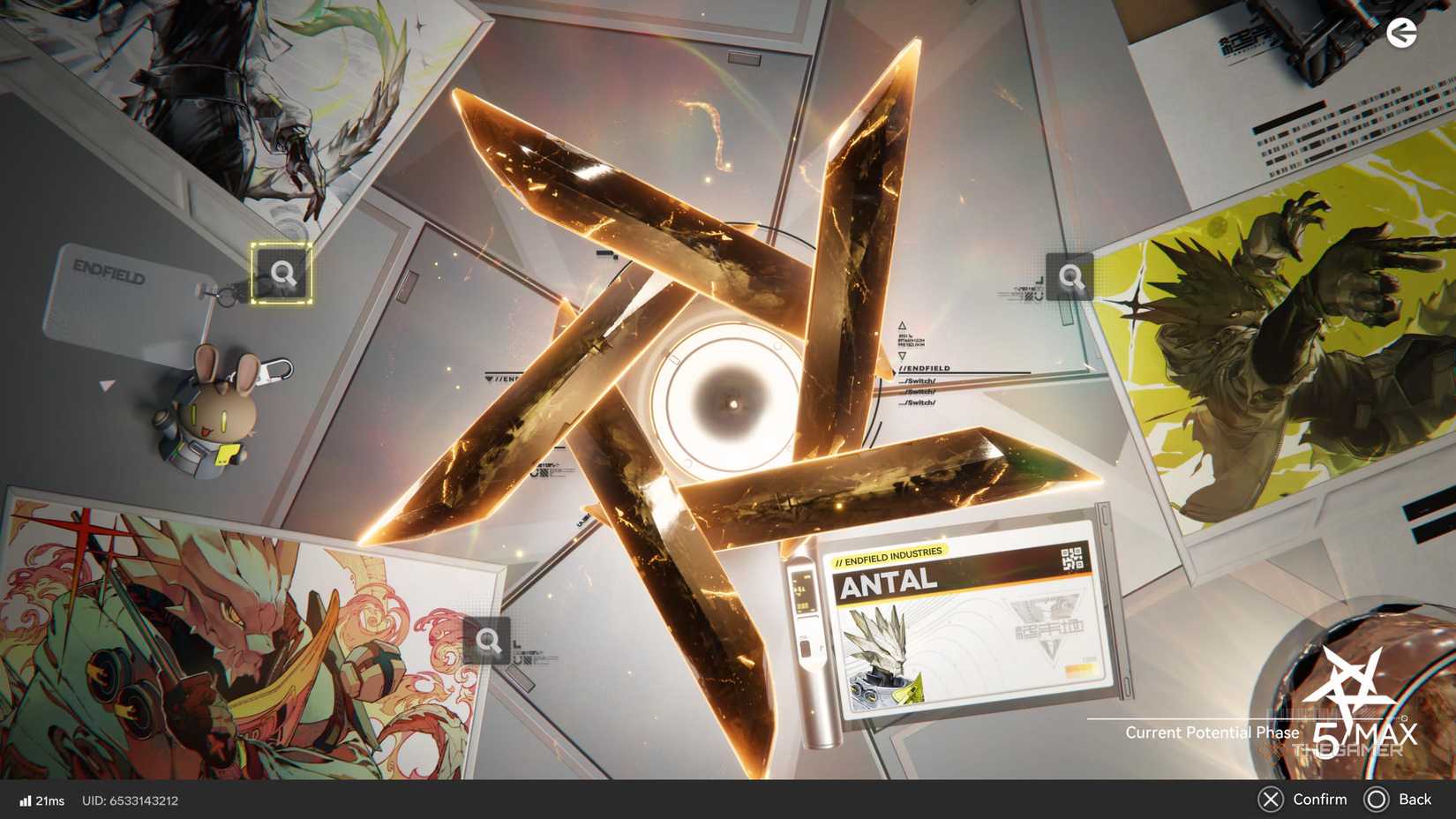 Improved Antal's potential in Arknights: Endfield.