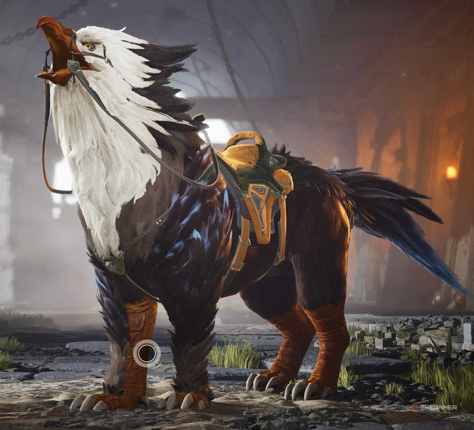 This is Highguard's Blue Feather Eldergriff skin.
