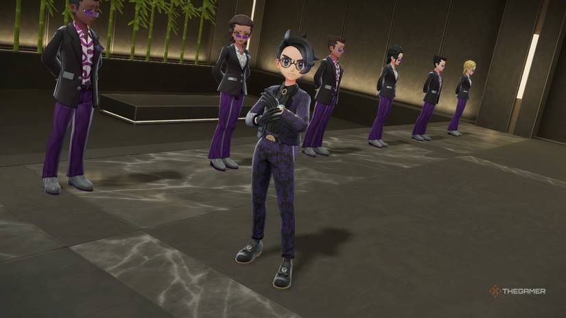 Player standing in the middle of the Rust Syndicate in Pokemon Legends: Z-A.