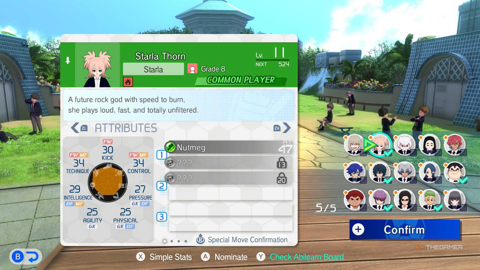 Choosing the best starting team choices in Inazuma Eleven: Victory Road.