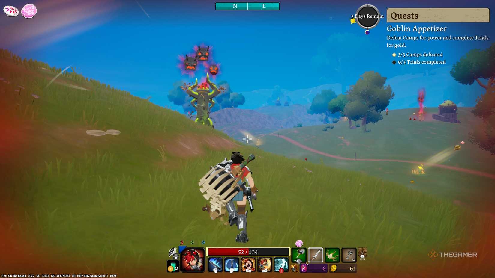 LORT 3 Key to the Skull Sanctuary and Inventory.