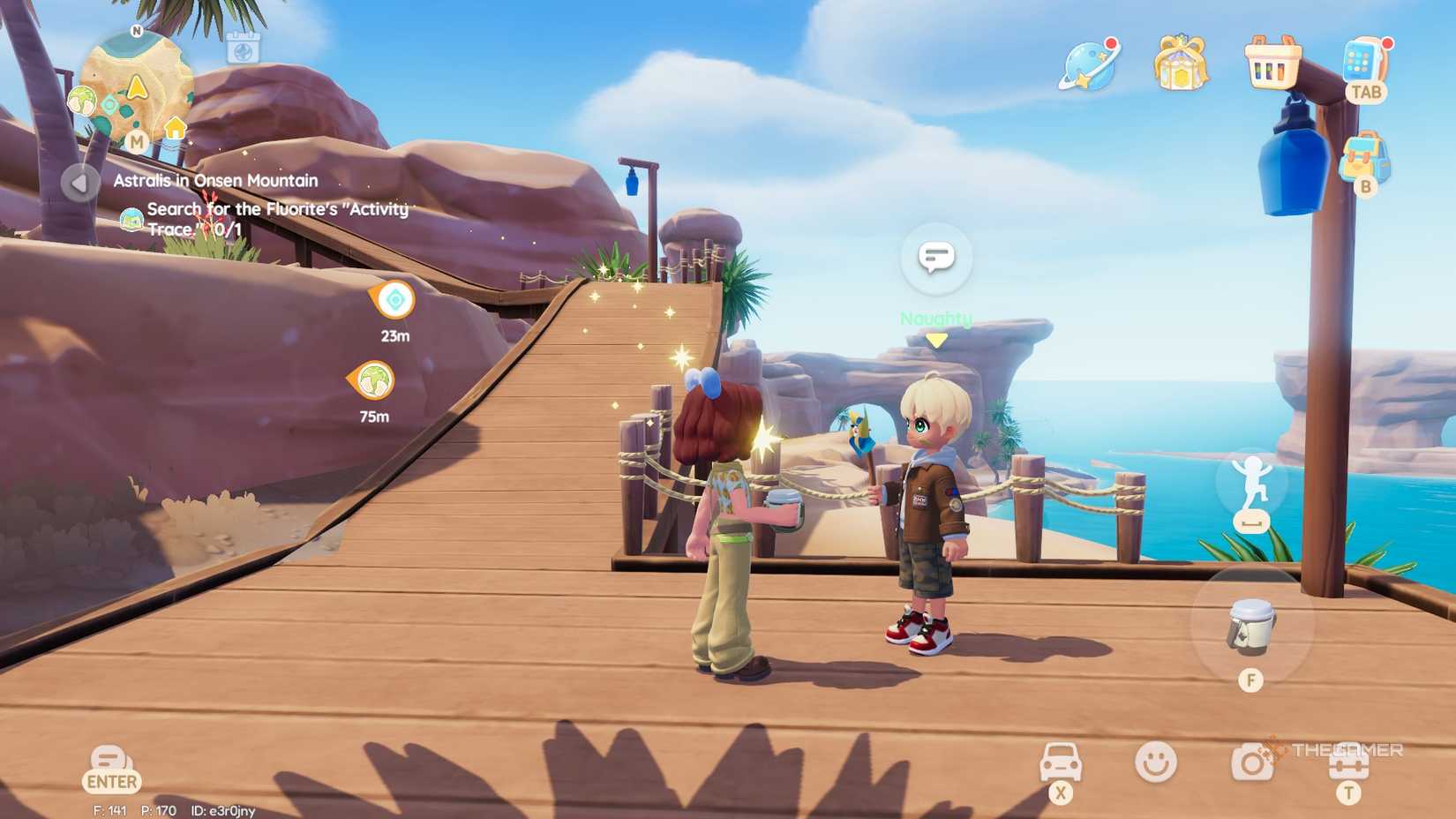 I met Naughty at Heartopia.