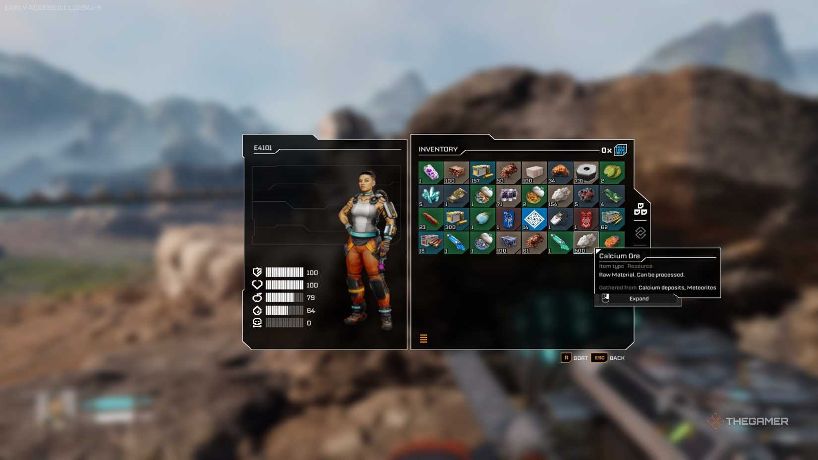 StarRupture's ore stacking mode.