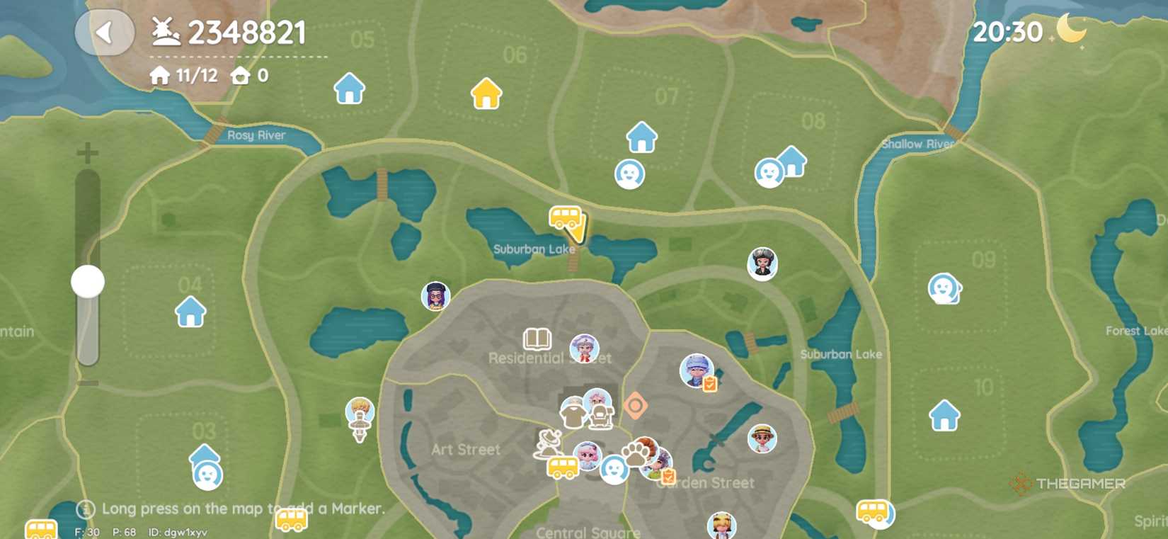 Player on the bridge next to Suburban Lake in Heartopia.