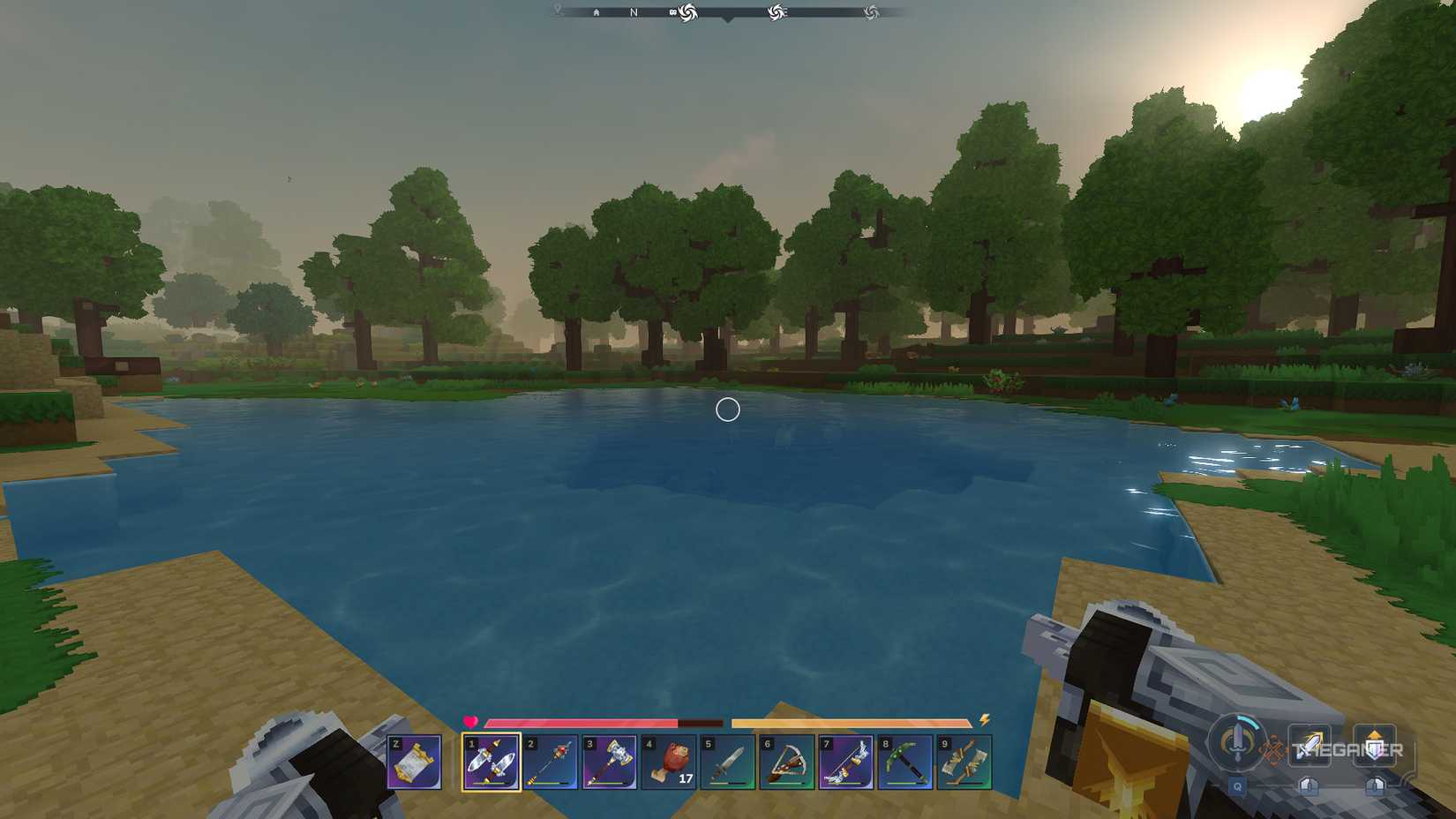 Players who keep Mithril Daggers near the water in Hytale.