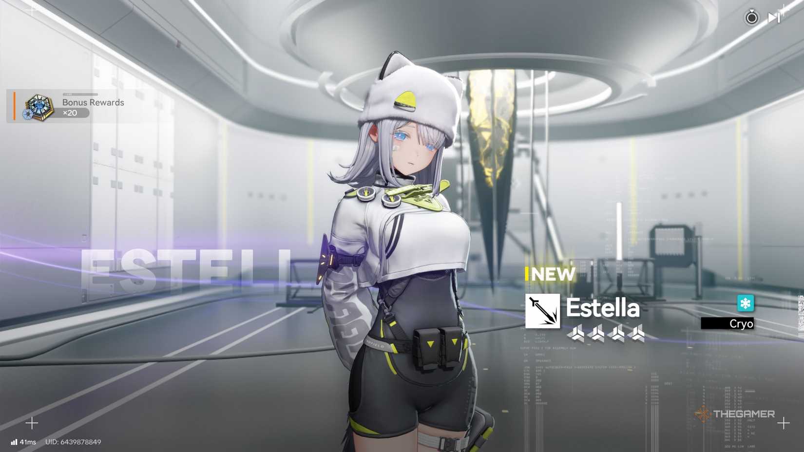 Pulling Estella for the first time in Arknights Endfield.