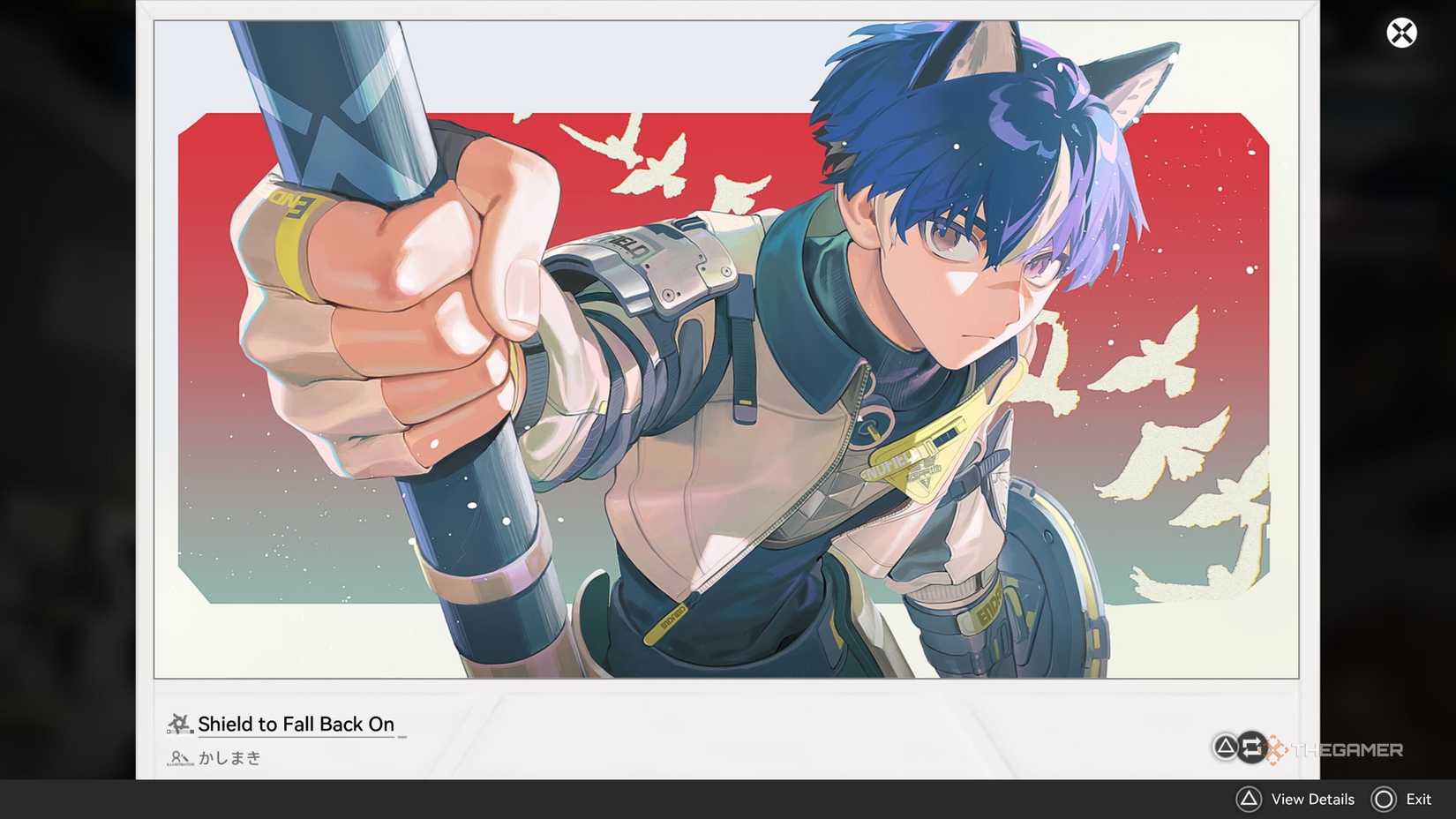 Shield to Fall Back On the Catcher art in Arknights Endfield.