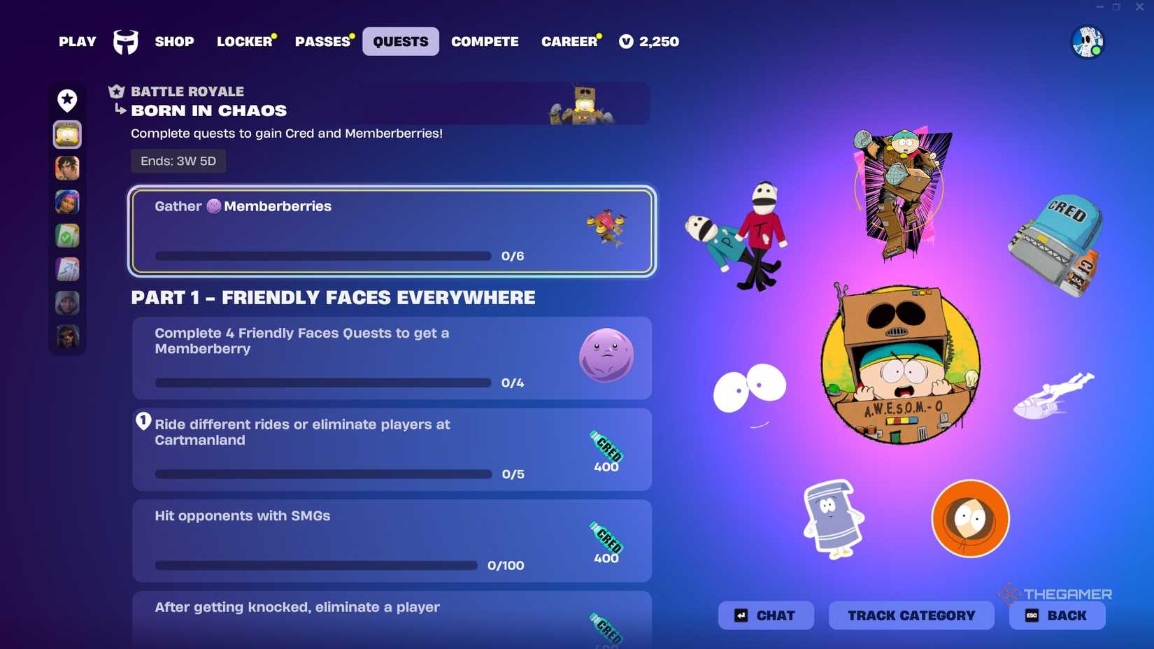 Searching for birth in chaos in Fortnite.