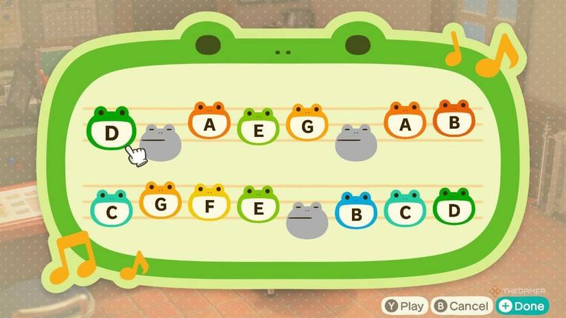 The notes to make your town suit Sans' Theme from Undertale in Animal Crossing New Horizons.