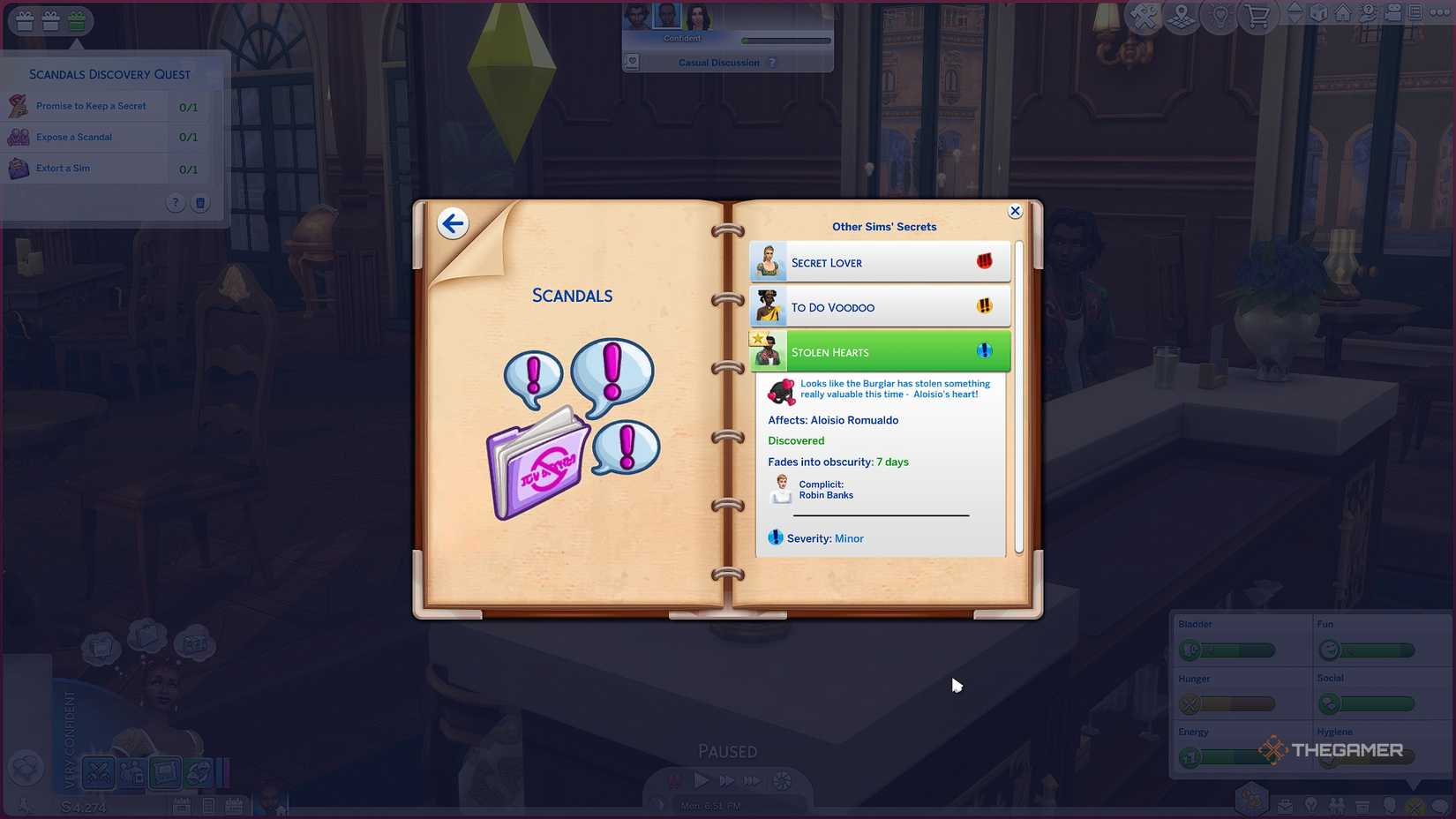 How To Discover And Expose A Scandal In The Sims 4: Royalty & Legacy