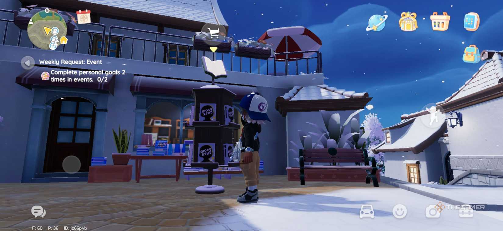 The Bookstore in town in Heartopia.