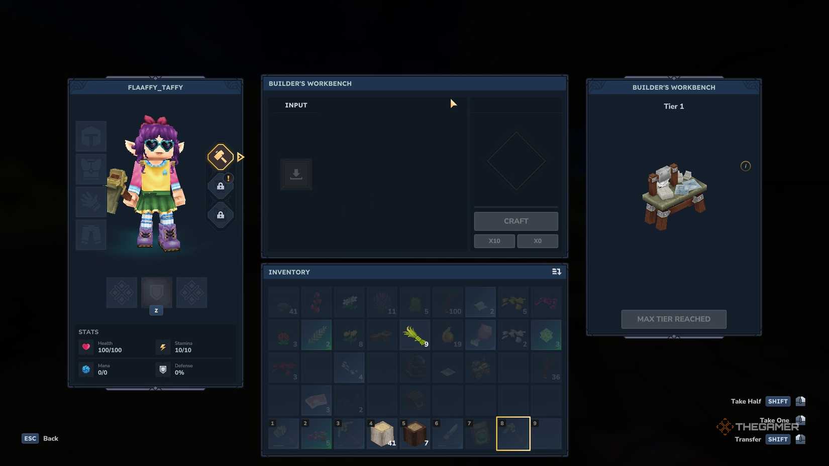 Using the Builder's Workbench in Hytale.