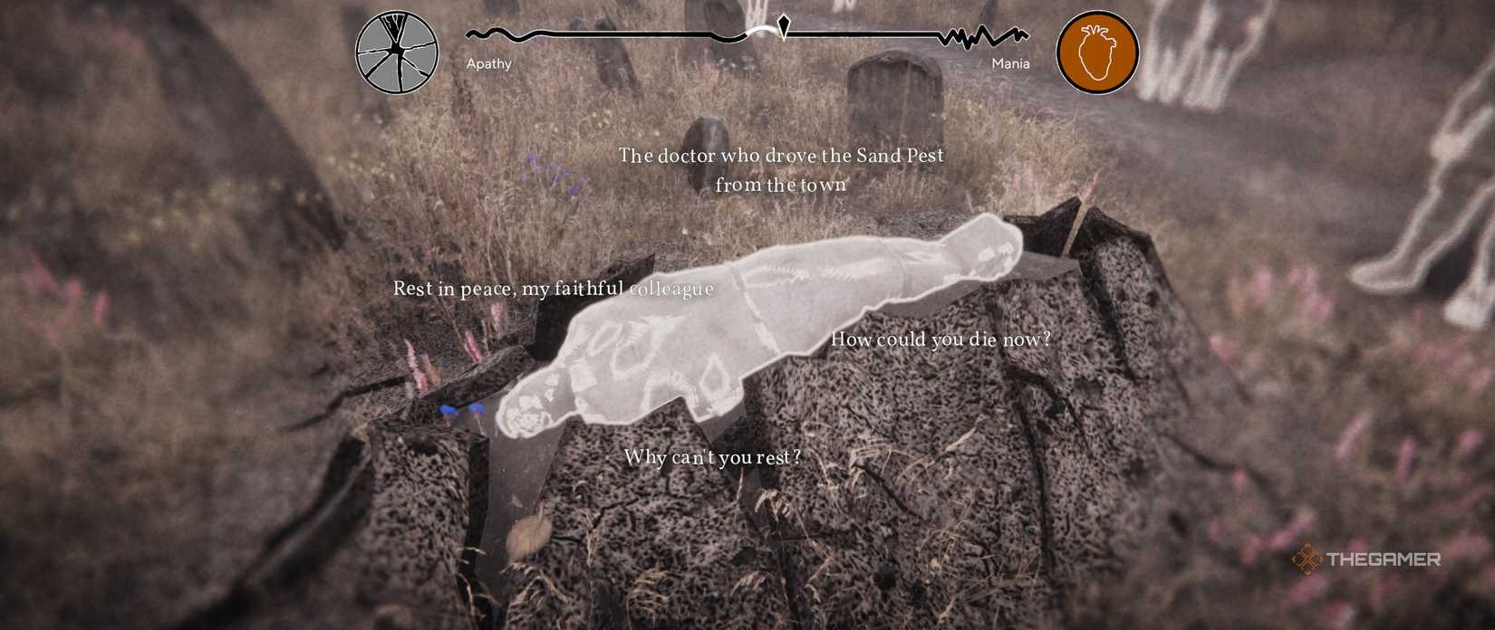 How to use vision on corpses in Pathologic 3