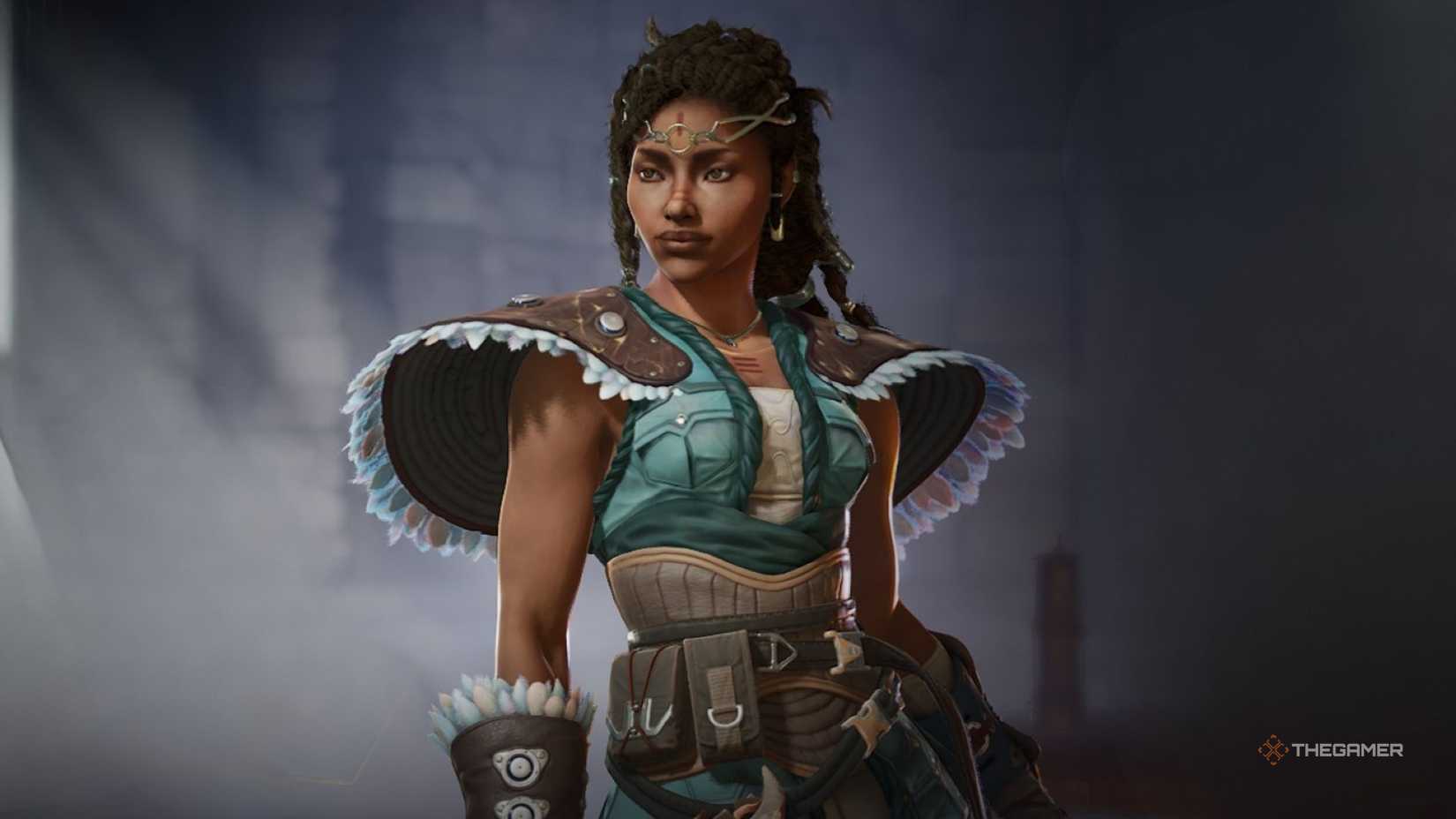 Watchers posing at high guard. 