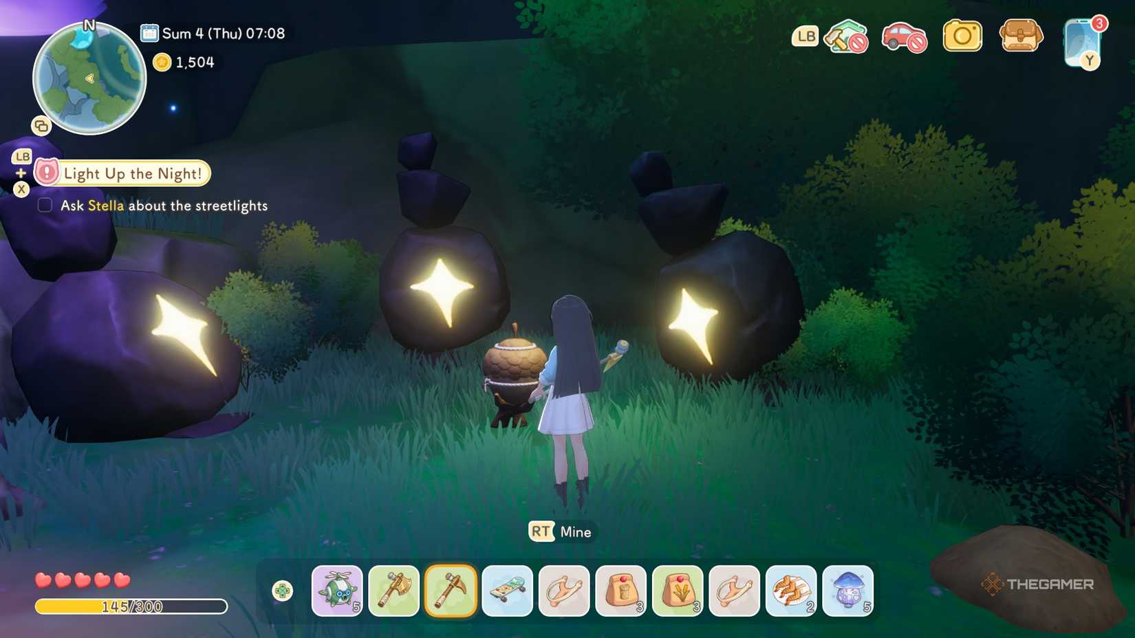 Starsand Island Moonlit Forest exploration.