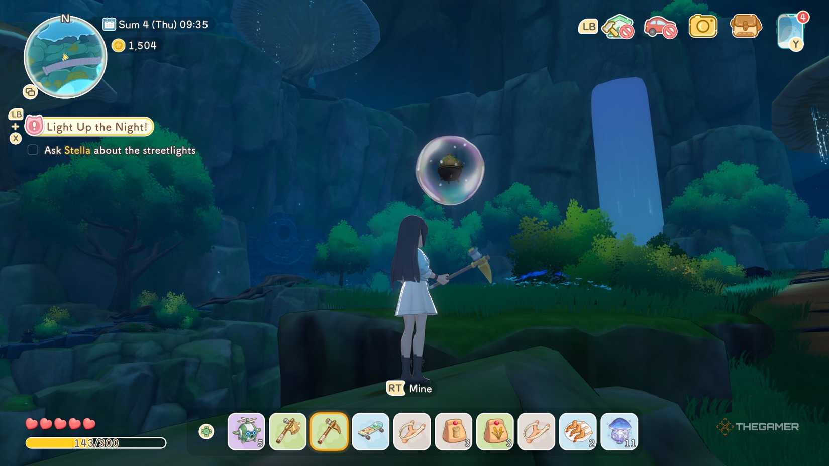 Starsand Island Moonlit Forest exploration.