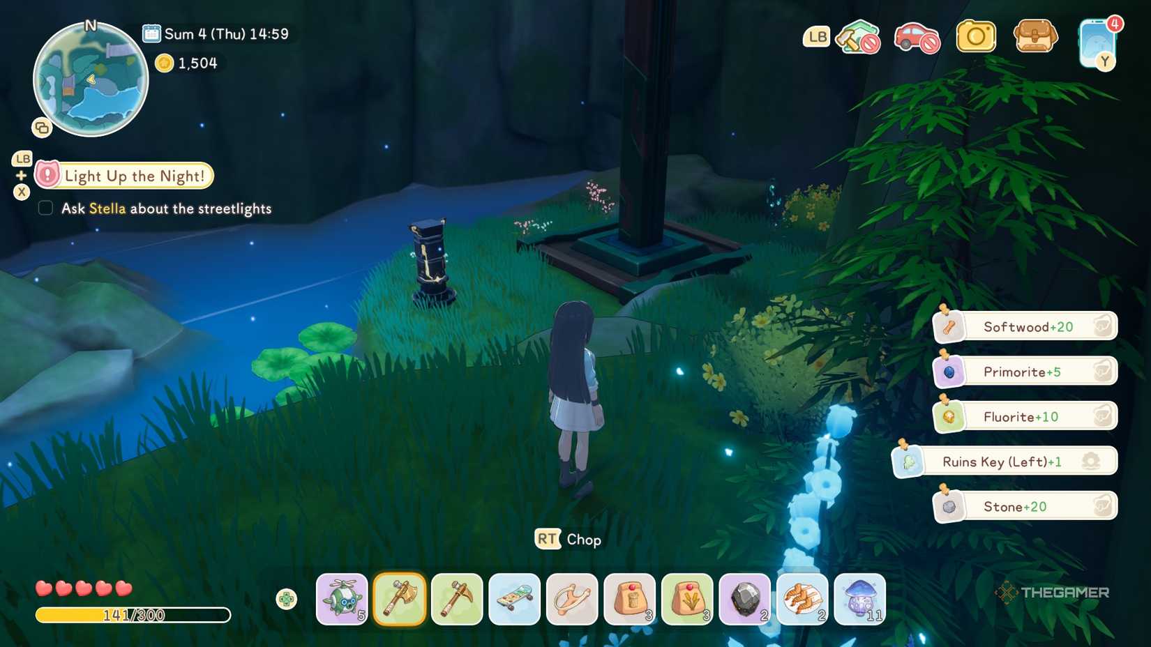 Starsand Island Moonlit Forest exploration.