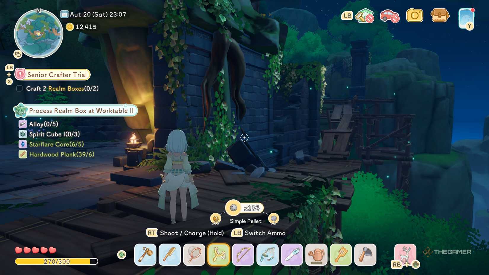 Starsand Island Moonlit Forest exploration.