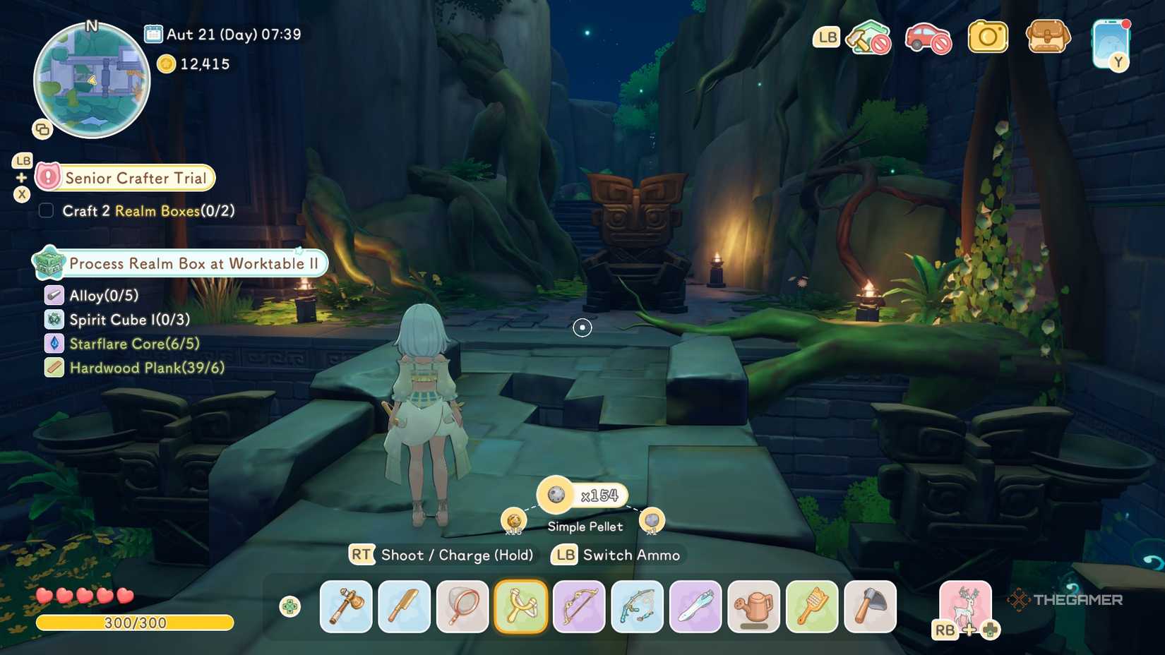 Starsand Island Moonlit Forest exploration.