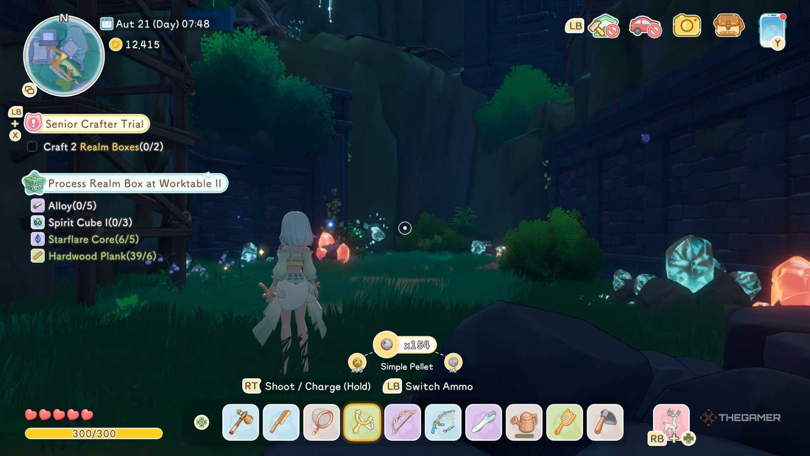 Starsand Island Moonlit Forest exploration.