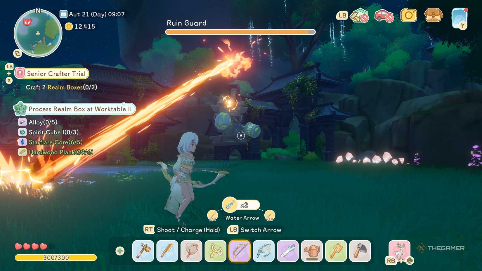 Starsand Island Moonlit Forest exploration.