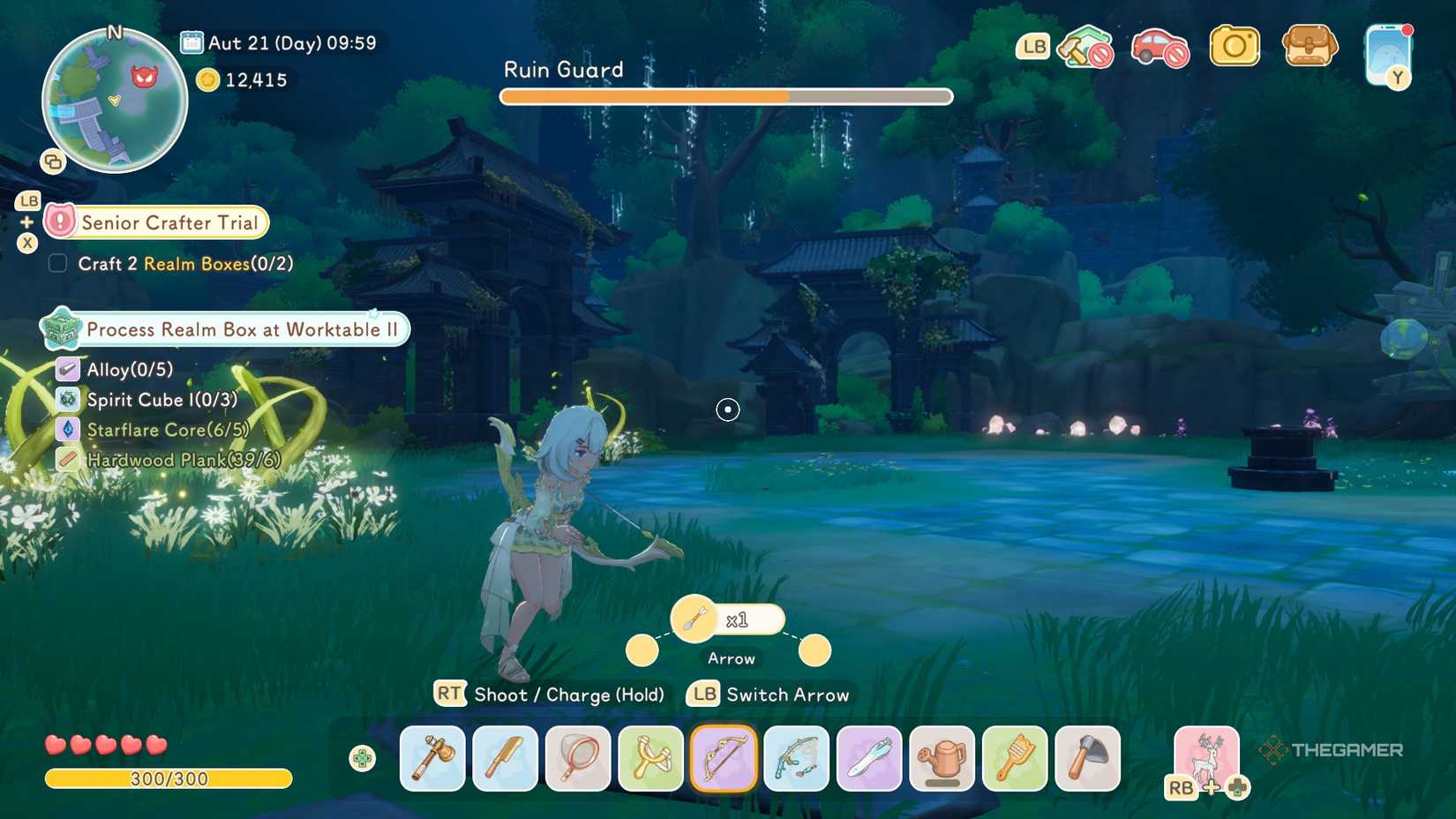 Starsand Island Moonlit Forest exploration.