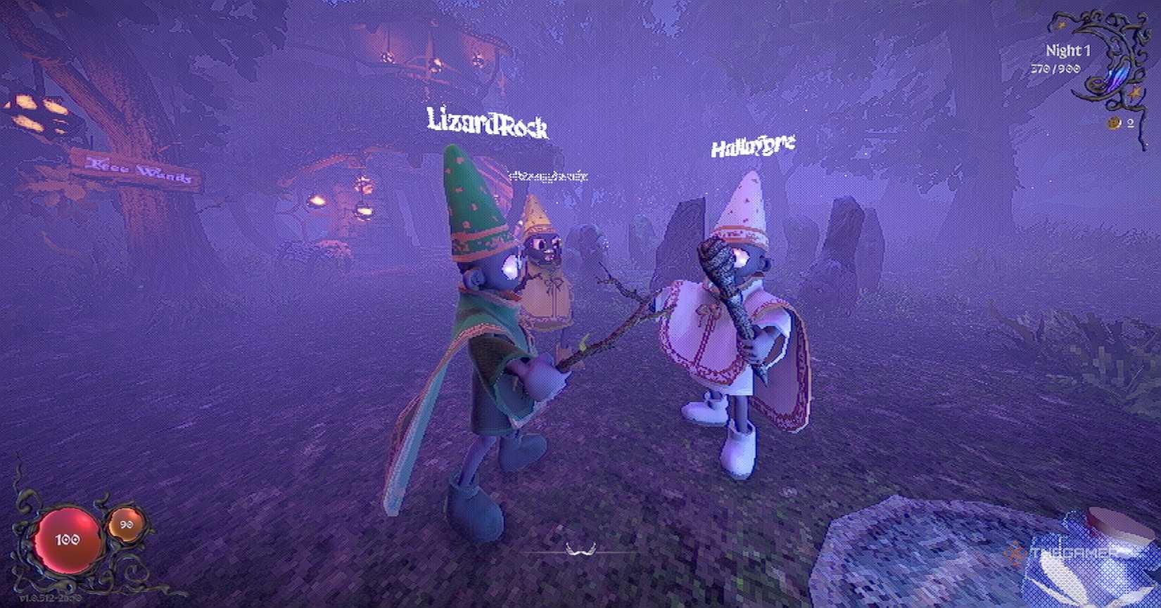 Three characters dancing in YapYap.