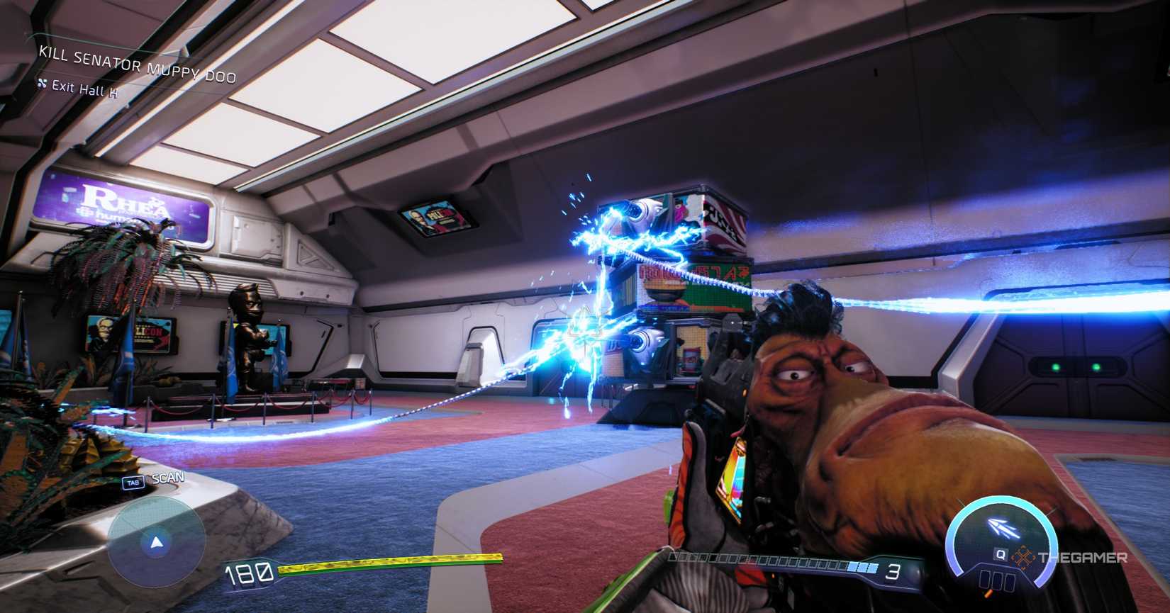 Solving the slide puzzle in High on Life 2.