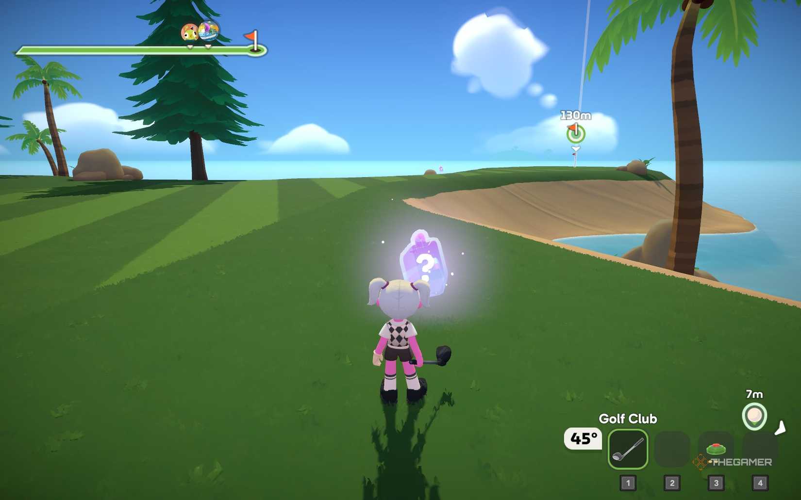 A character who competes in Super Battle Golf.