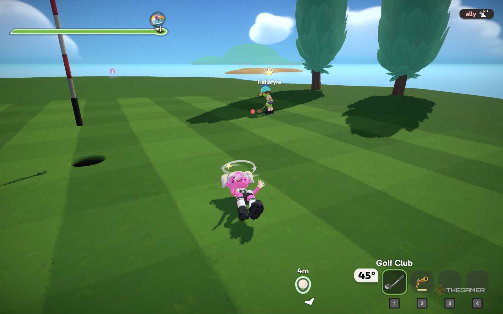 A character who competes in Super Battle Golf.