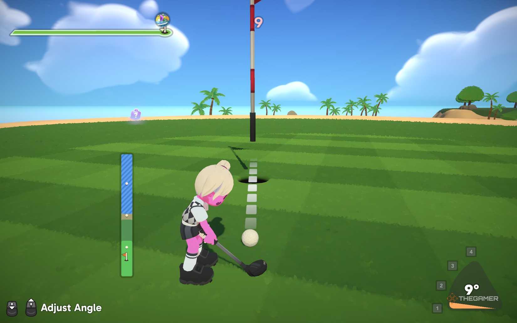 A character who competes in Super Battle Golf.