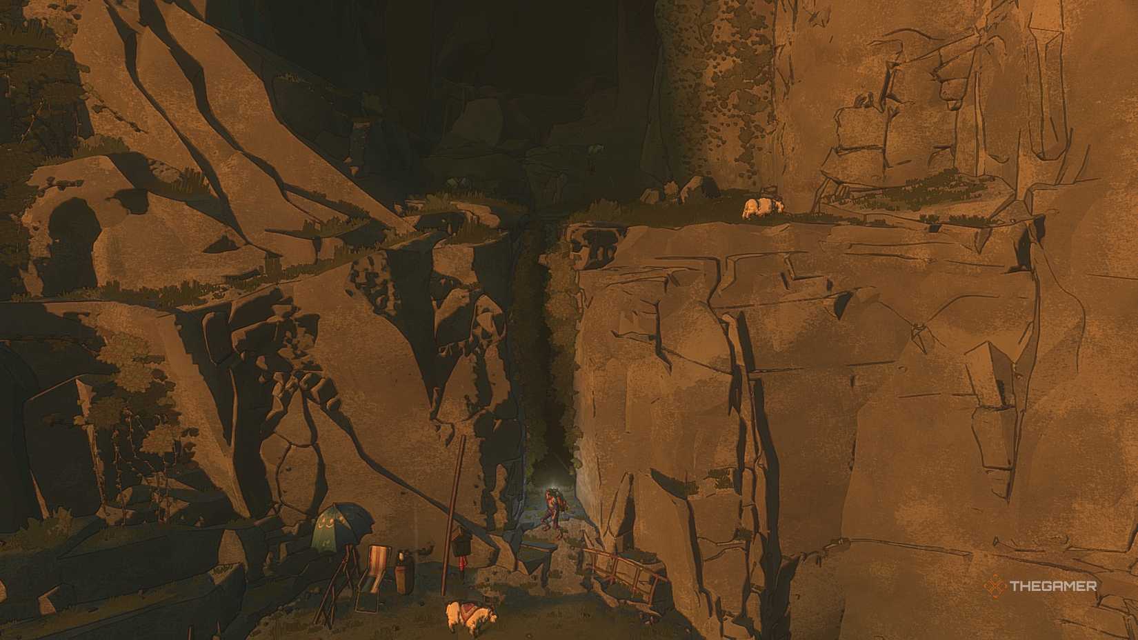 Aava in The Vault area of ​​Cairn.