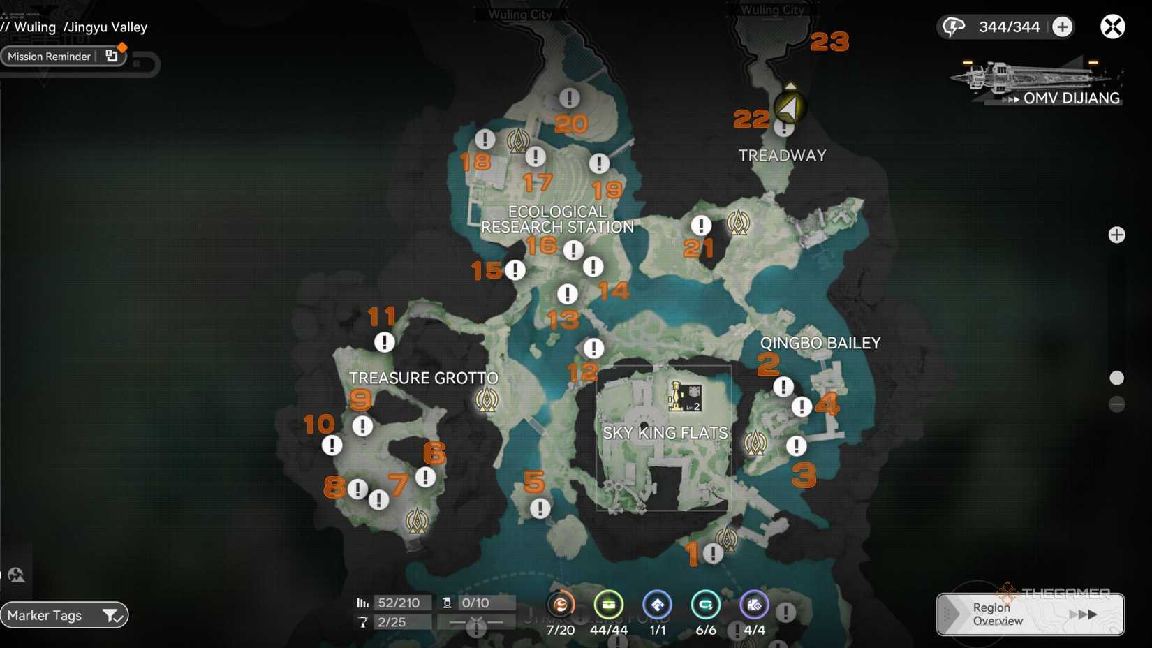 All chest locations in Arknights Endfield are marked in the upper Jingyu Valley.