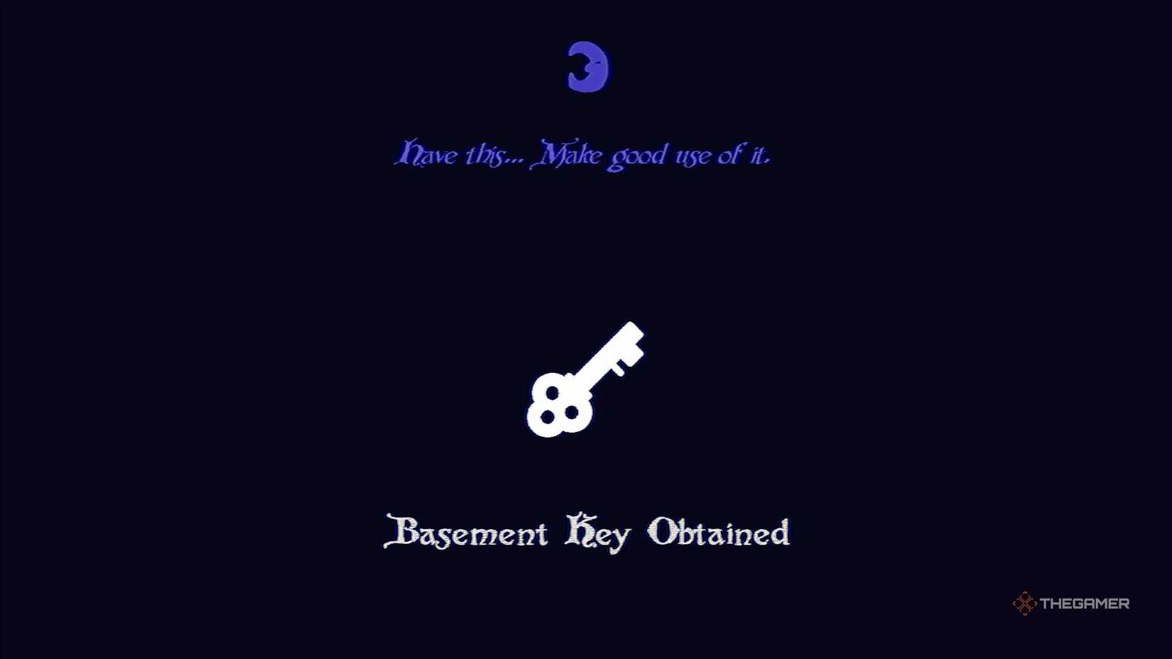 Basement key screen in YapYap.