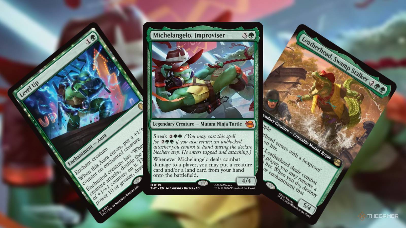Here Are The 5 Best Green Cards From MTG TMNT
