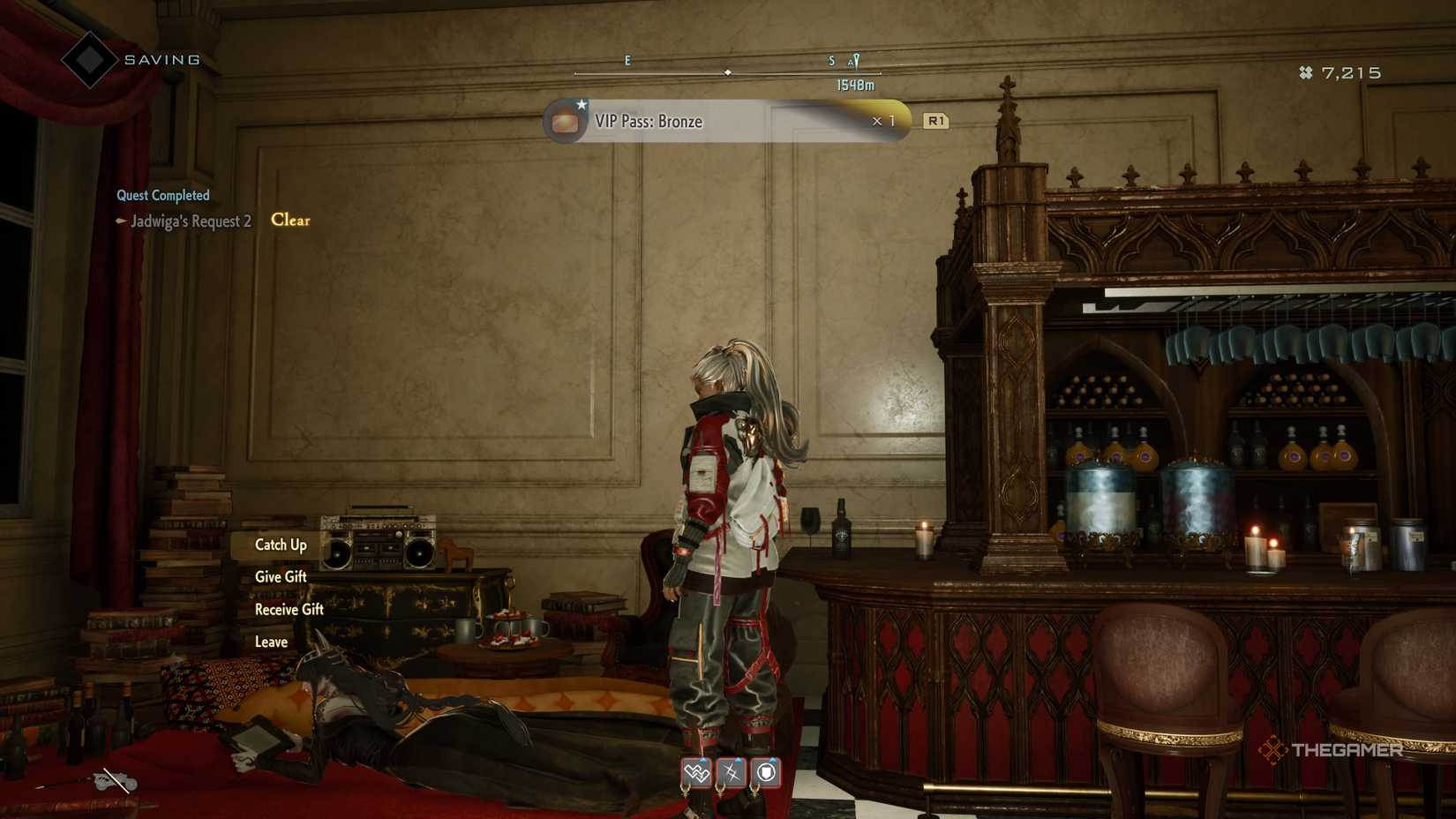 Getting the Bronze VIP Pass from Jadwiga in Code Vein 2.