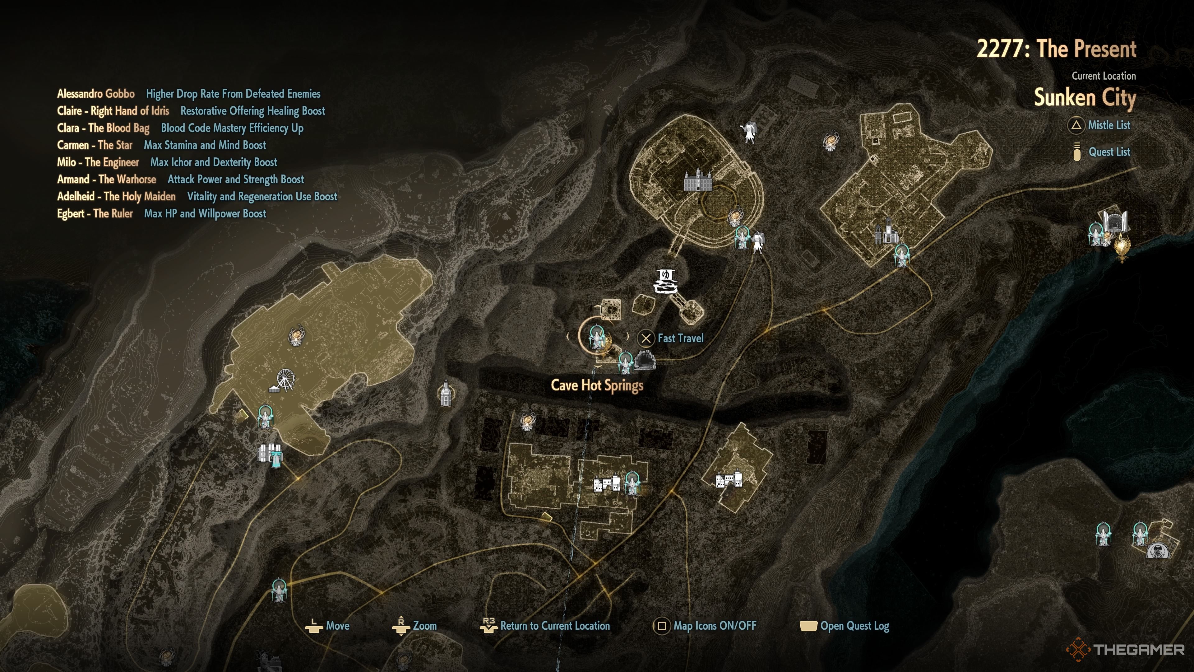 Where To Find All Hot Springs In Code Vein 2