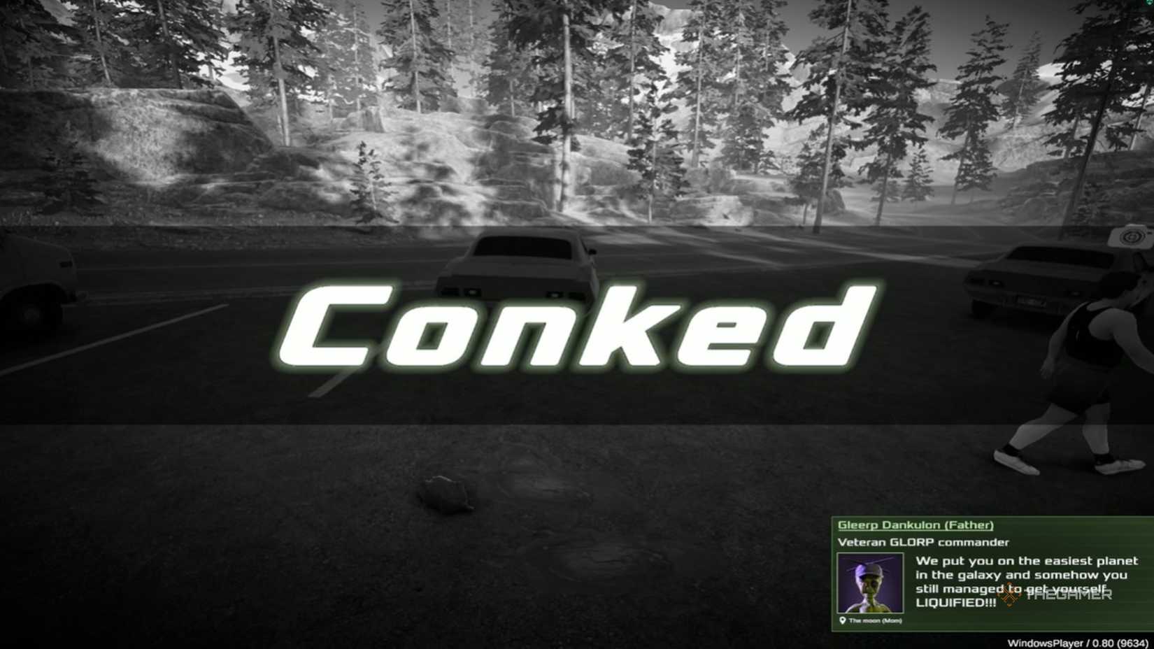 Conked screen from Roadside Research.