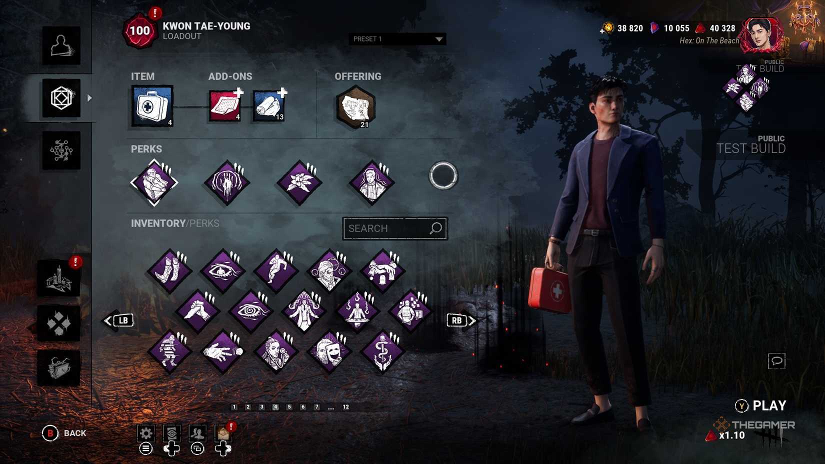Best Perk Builds For Kwon Tae-Young In Dead By Daylight
