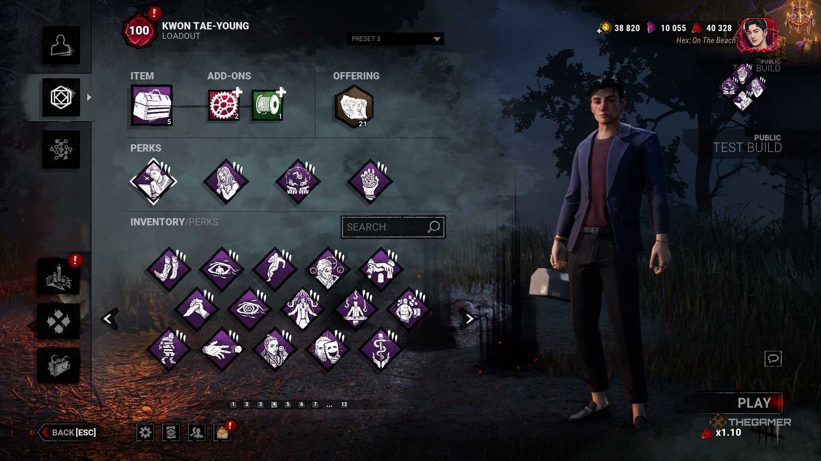 Best Perk Builds For Kwon Tae-Young In Dead By Daylight