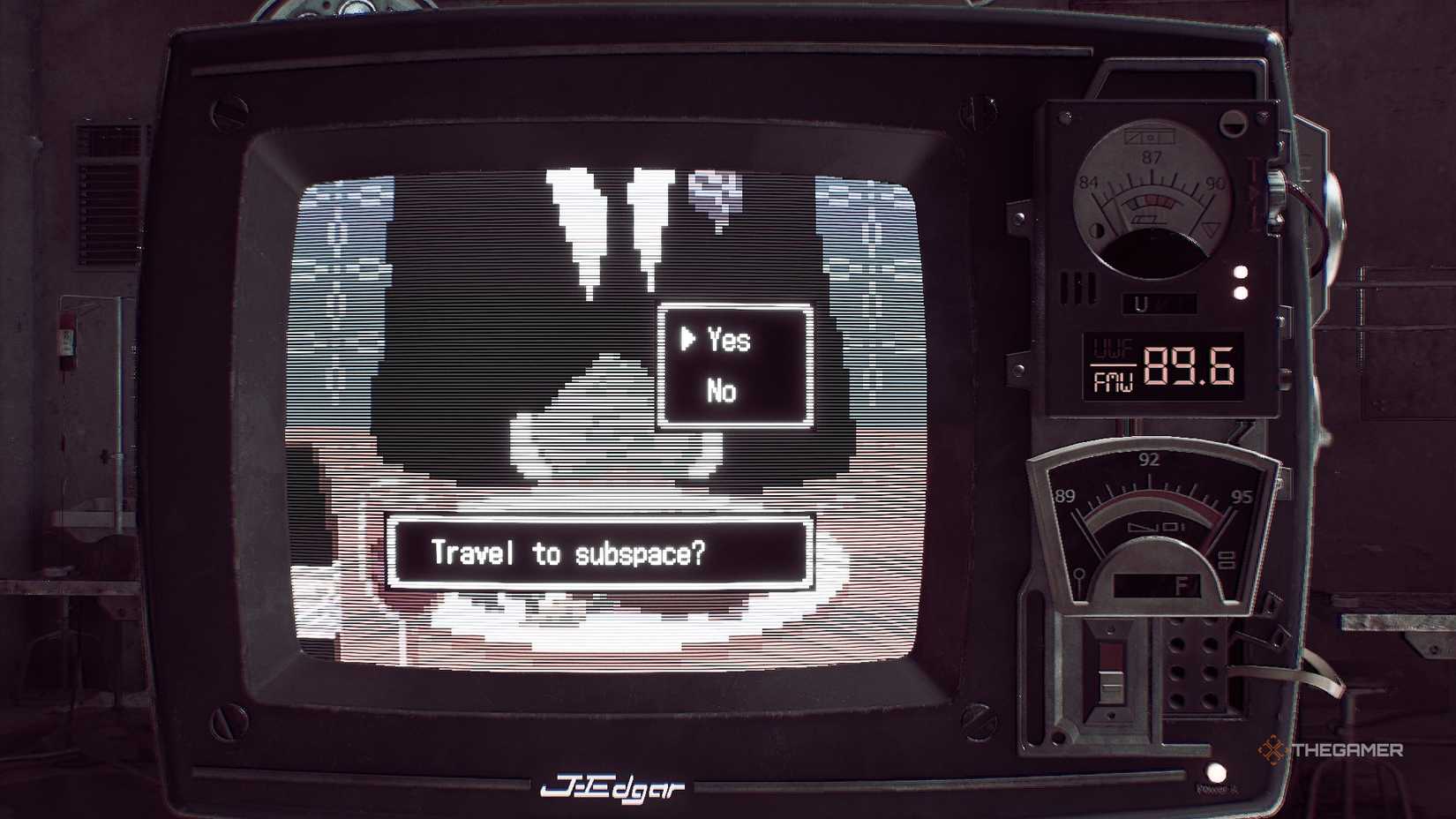 Romeo's refuge is a dead man entering the TV.