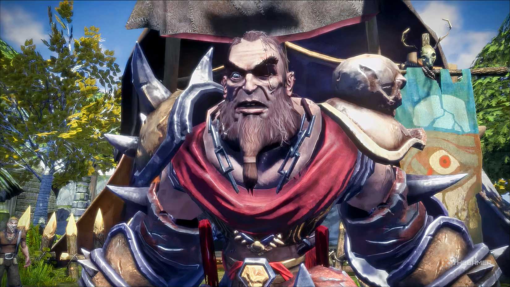 Fable anniversary character with a scar over the eye.