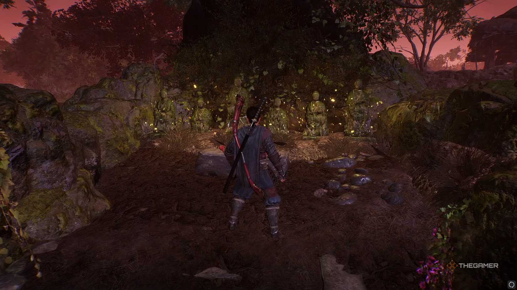 پیدا کردن مجسمه Jizo در Nioh 3.