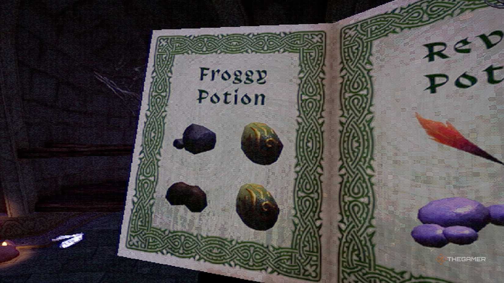 Froggy potion recipe in YapYap.
