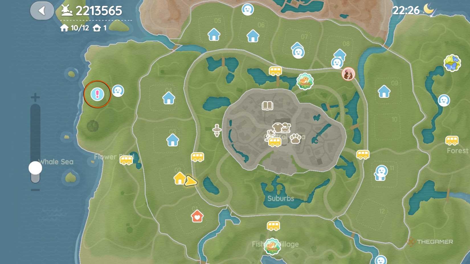 Heartpia's Harmony Tree location.