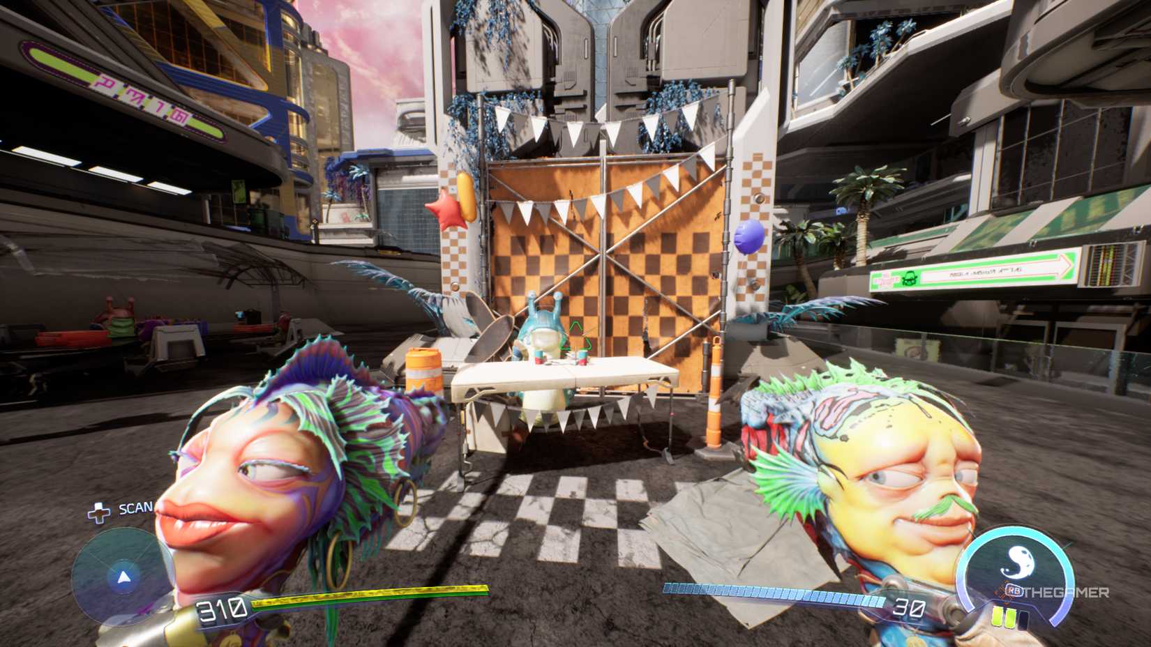 Skateboard race in High On Life 2.