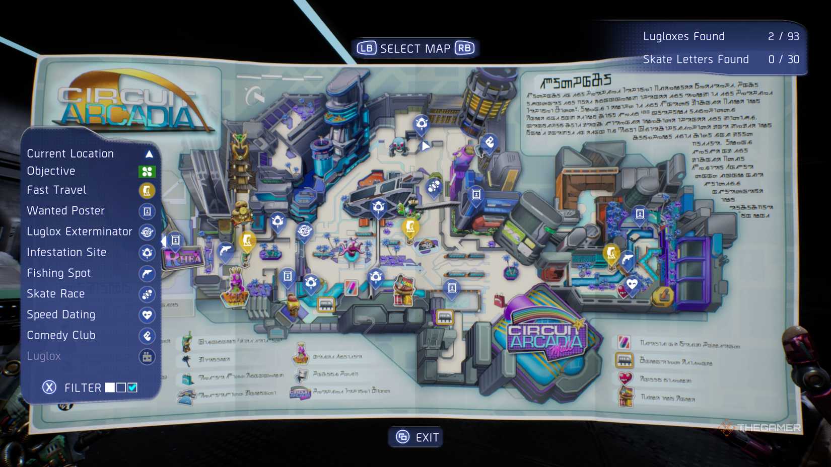 Approaching Dr. The Gurgula transfer on the map in High On Life 2.