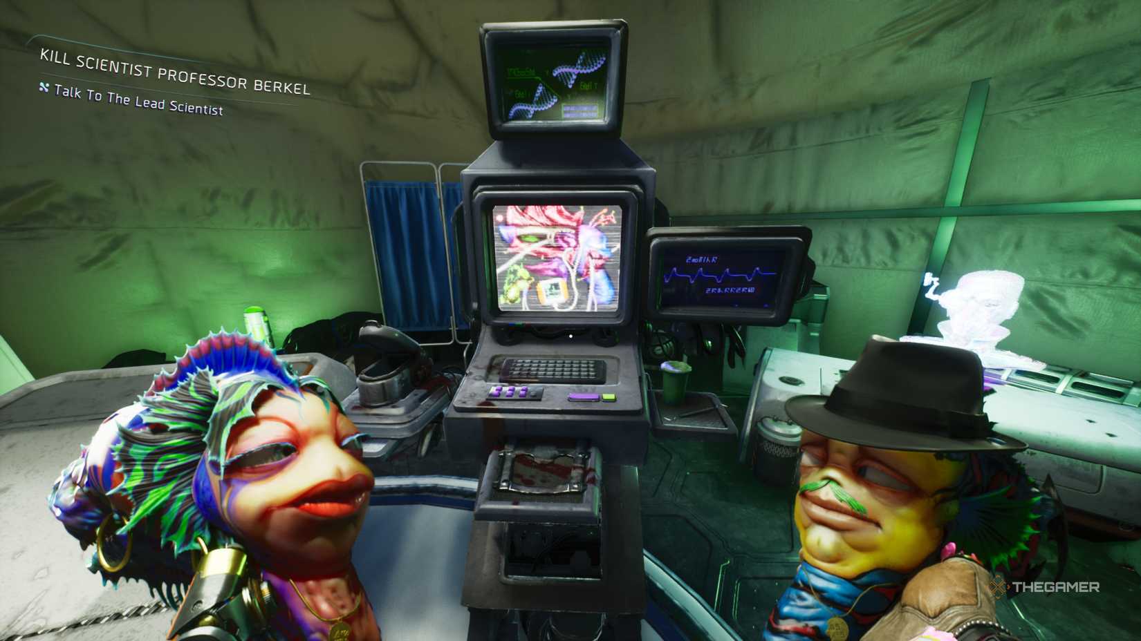 Kenny on a screen in High On Life 2.